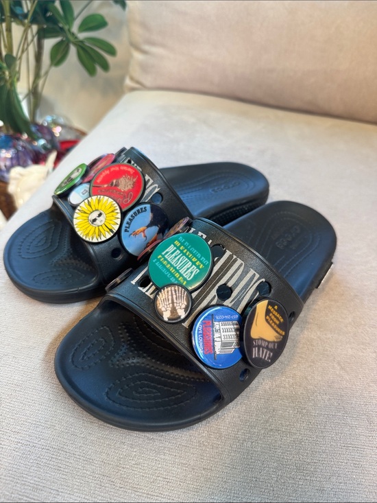 Crocs x Pleasures Slides main image 7
